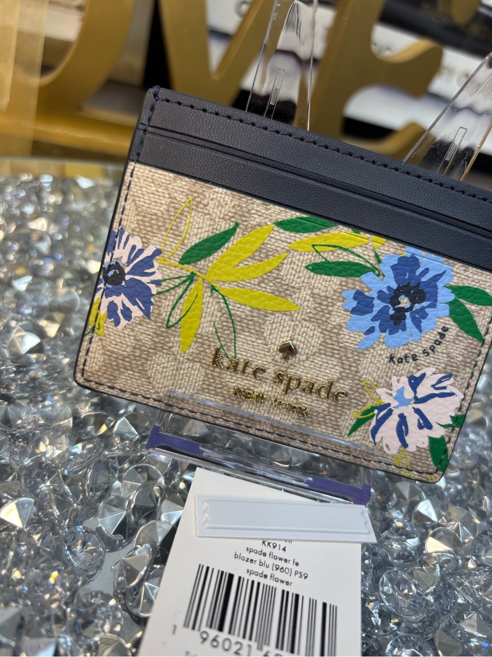 Kate Spade Spade Flower Small Slim Card Holder NWT - Picture 3 of 12